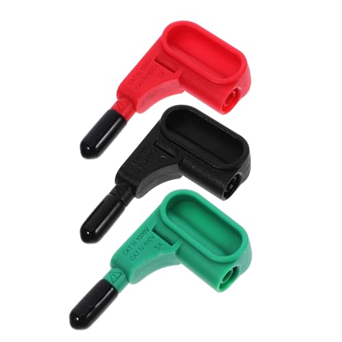 TOBBOMEY 3 Stück Magnetische Testsonden Bananenstecker Praktische Kleine Magnetische Prüfspitzen Multimeter Zubehör für Sichere Elektrische Messungen im Auto Elektronikbereich von TOBBOMEY