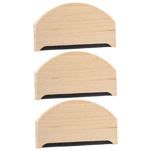 TOBBOMEY 3 Stück Teiliges Fusselentferner mit Holzgriff Ergonomisch Geformt Effektives Pilling und Haarballentfernungstool für Kleidung Sofa Bettwäsche Einfach zu Bedienen und rutschfest TOBBOMEY 3 Stück Teiliges Fusselentferner mit Holzgriff Ergonomisch Geformt Effektives Pilling und Haarballentfernungstool für Kleidung Sofa Bettwäsche Einfach zu Bedienen und rutschfest von TOBBOMEY