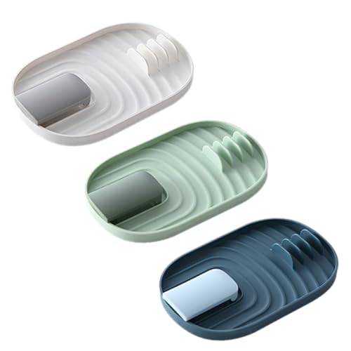 TOBBOMEY 3 Stück Teiliges Multifunktionales Spatelhalter Langlebigem Material und Leicht zu Reinigen Praktischer Küchenutensilienhalter für Arbeitsplatte zur Organisierten Zufällige Farbe TOBBOMEY 3 Stück Teiliges Multifunktionales Spatelhalter Langlebigem Material und Leicht zu Reinigen Praktischer Küchenutensilienhalter für Arbeitsplatte zur Organisierten Zufällige Farbe von TOBBOMEY