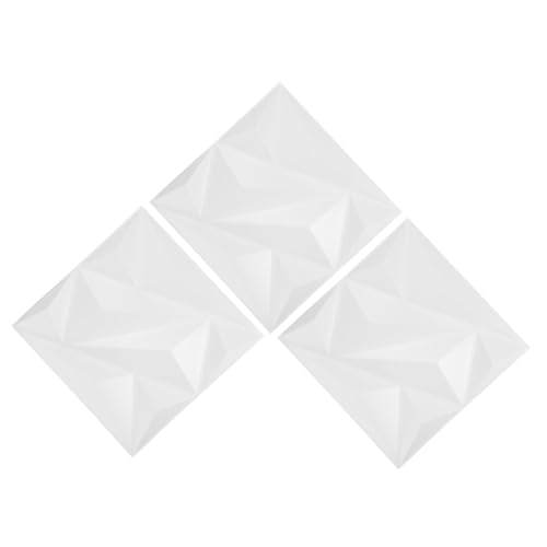 TOBBOMEY 3 Stück Teiliges PVC Wandpaneele Dekorative Innenwandverkleidung Leicht zu Installieren Wanddekoration für Wohnzimmer Tv Hintergrund Modernes Design Stilvolle Raumgestaltung von TOBBOMEY