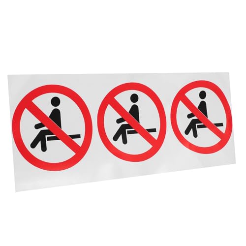 TOBBOMEY 3 Stück Warnhinweis aufkleber Selbstklebend Ablösbar Klare Sicherheitswarnung Nicht Sitzen Starke Haftung Langlebig für Werkstatt Lager Fabrik Praktisches Warnschild TOBBOMEY 3 Stück Warnhinweis aufkleber Selbstklebend Ablösbar Klare Sicherheitswarnung Nicht Sitzen Starke Haftung Langlebig für Werkstatt Lager Fabrik Praktisches Warnschild von TOBBOMEY