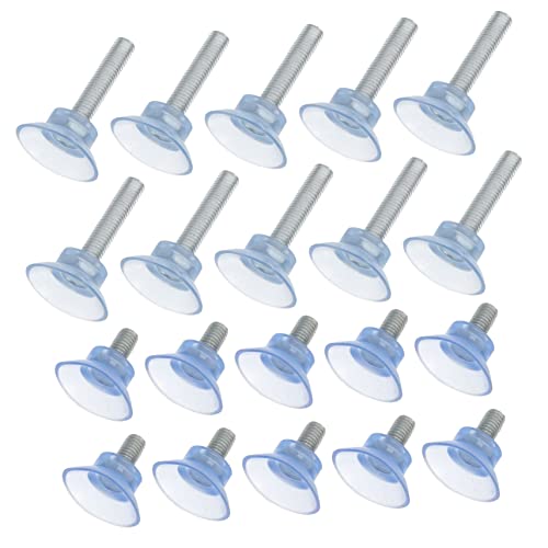 TOBBOMEY 32 Stück Verstellbare Möbelgleiter Teiliges Höhenverstellbare Füße für Tisch und Möbel Vibrationspads Kompatibel mit Verschiedenen Bodenarten Installieren Langlebiges PVC Material von TOBBOMEY