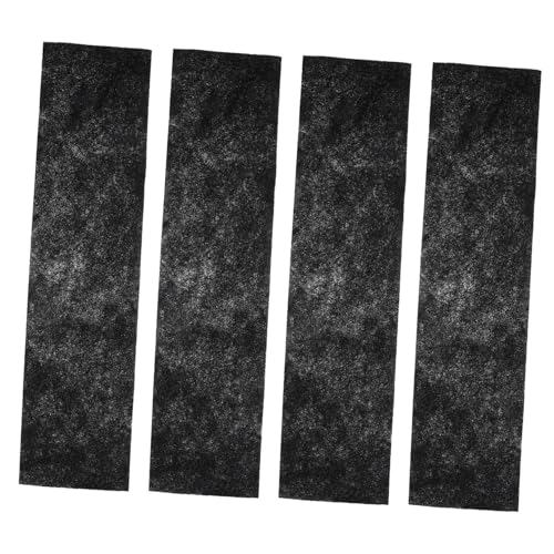 TOBBOMEY 4 Blätter Aktivkohlefilter Luftfilterpads mit Belüftungsöffnung für Luftventil Geruchsneutralisierend Atmungsaktiv Wiederverwendbar Geeignet für Kleine Räume und Auto von TOBBOMEY