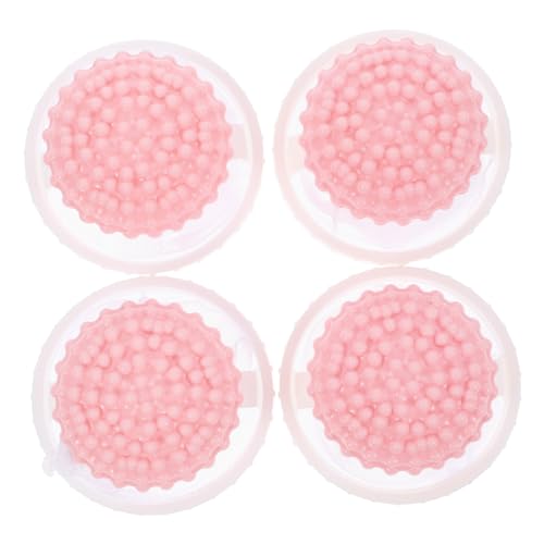 TOBBOMEY 4 Stück Haarfilter Filtergerät Tierhaarfänger für die Waschmaschine Wasserversorgung Wäschefilter zum Entfernen von Tierhaaren Filter für Waschmaschinen Waschbälle Polyester Rosa von TOBBOMEY