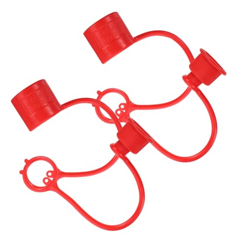 TOBBOMEY 4 Stück Hydraulik schutzkappen Robustem Pvc gummi für Schnellkupplungen Staubdichte Endkappen Temperaturbeständig Langlebig Passend für Hydraulische Schlauchanschlüsse von TOBBOMEY