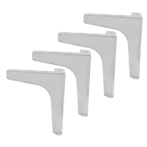 TOBBOMEY 4 Stück Möbelfüße Metall Dreieckige Schrankbeine Silber Schwerlast Möbelbeine für Sofa Couchtisch Tv Schrank und Bett Stabile Ersatzfüße mit Hoher Tragkraft TOBBOMEY 4 Stück Möbelfüße Metall Dreieckige Schrankbeine Silber Schwerlast Möbelbeine für Sofa Couchtisch Tv Schrank und Bett Stabile Ersatzfüße mit Hoher Tragkraft von TOBBOMEY