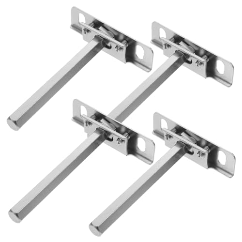 TOBBOMEY 4 Stück Schwerlast Regalhalter aus Kaltgewalztem Stahl Robuste Unsichtbare Wandhalterung für Schwebende Holzregale Vielseitig für Wohnzimmer Küche Bad und Werkstatt Geeignet von TOBBOMEY