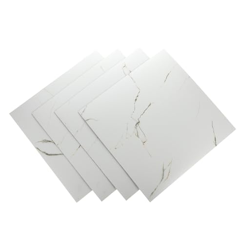 TOBBOMEY 4 Stück Selbstklebende PVC Bodenfliesen Sticker Marmoroptik Rutschfest Langlebig für Küche Bad Wohnzimmer Bodenbelag Fliesenaufkleber Dekoration TOBBOMEY 4 Stück Selbstklebende PVC Bodenfliesen Sticker Marmoroptik Rutschfest Langlebig für Küche Bad Wohnzimmer Bodenbelag Fliesenaufkleber Dekoration von TOBBOMEY