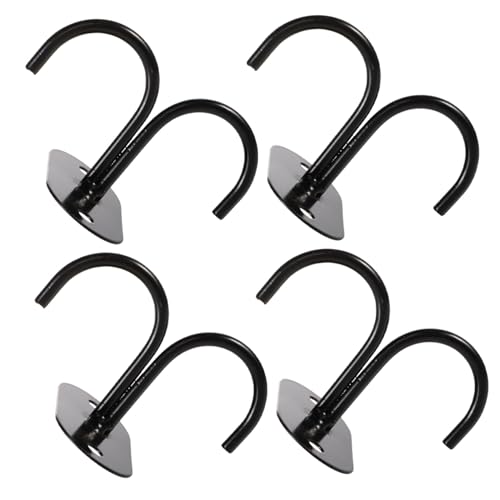 TOBBOMEY 4 Stück Tassenhalter Küche Unter Schrank Wandmontierter Becherhalter mit Schrauben Stabiles Aufbewahrungsregal für Kaffeetassen Multifunktional Organizer für Küchenutensilien von TOBBOMEY