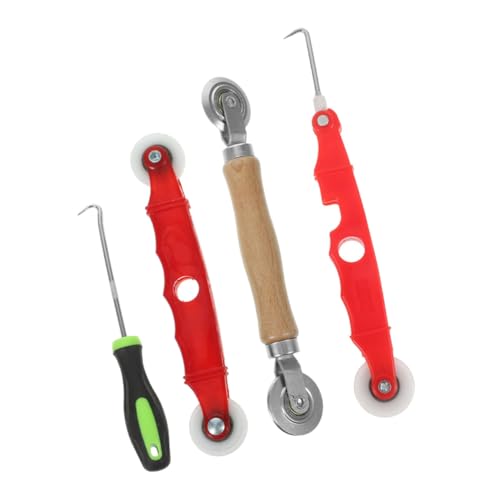 TOBBOMEY 4 Stück Teiliges Fenster und Tür Pressrad mit langlebigem Lager Langlebiges DIY Spline Roller Werkzeug für Nahtlose Fliegengittermontage und Einfache Reparatur ohne Professionelle von TOBBOMEY