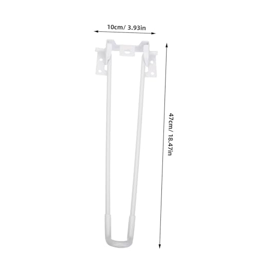 TOBBOMEY 4 Stück Teiliges Klappbare Metall tischbeine Hairpin Design Stabile Möbelfüße für Couchtisch Schreibtisch und DIY Möbel Weiß Belastbar und Platzsparend Geeignet für Moderne TOBBOMEY 4 Stück Teiliges Klappbare Metall tischbeine Hairpin Design Stabile Möbelfüße für Couchtisch Schreibtisch und DIY Möbel Weiß Belastbar und Platzsparend Geeignet für Moderne von TOBBOMEY