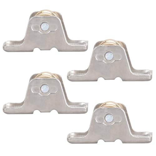 TOBBOMEY 4 Stück Teiliges Metall Rollenlager für Vorhangschienen Langlebige Umlenkrollen aus Legierung Korrosionsbeständig Geeignet für Fenster Türen und Duschvorhänge TOBBOMEY 4 Stück Teiliges Metall Rollenlager für Vorhangschienen Langlebige Umlenkrollen aus Legierung Korrosionsbeständig Geeignet für Fenster Türen und Duschvorhänge von TOBBOMEY