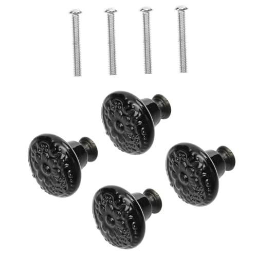 TOBBOMEY 4 Stück Teiliges Retro Blumenmuster Keramik Single Hole Schrankgriffe Antike Möbelknöpfe für Küchenschränke und Kommoden Robust und Einfach zu Montieren TOBBOMEY 4 Stück Teiliges Retro Blumenmuster Keramik Single Hole Schrankgriffe Antike Möbelknöpfe für Küchenschränke und Kommoden Robust und Einfach zu Montieren von TOBBOMEY
