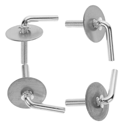 TOBBOMEY 4 Stück Teiliges Schrauben Ventilatorständer aus Robustem Eisen Einfache Installation ohne Werkzeug Langlebige Befestigungsschrauben Kompatibel mit Verschiedenen Ventilatormarken von TOBBOMEY