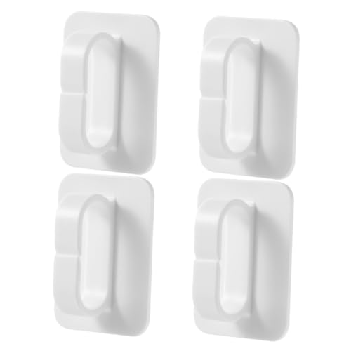TOBBOMEY 4 Stück Teiliges Selbstklebender Wandhaken Multifunktionale Badezimmerhaken Hips Robuste und Langlebige Handtuchhaken für Badezimmer und Küche von TOBBOMEY