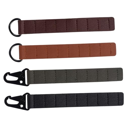 TOBBOMEY 4 Stück Teiliges Zeltnagel Aufbewahrungskette aus PU Material mit Metallverschluss Robuster Zelthering Organizer für Outdoor Camping Wandern Picknick Tragbare Bodenanker Tasche in von TOBBOMEY