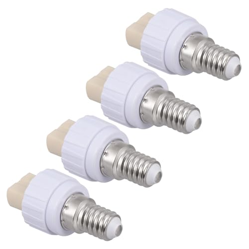 TOBBOMEY 4 Stück Teiliges zu Lampenfassung Adapter aus Keramik Langlebiger Lampenhalter Umwandler Energiesparend Kompatibel mit LED und Halogenlampen Einfache Installation für Zuhause und TOBBOMEY 4 Stück Teiliges zu Lampenfassung Adapter aus Keramik Langlebiger Lampenhalter Umwandler Energiesparend Kompatibel mit LED und Halogenlampen Einfache Installation für Zuhause und von TOBBOMEY