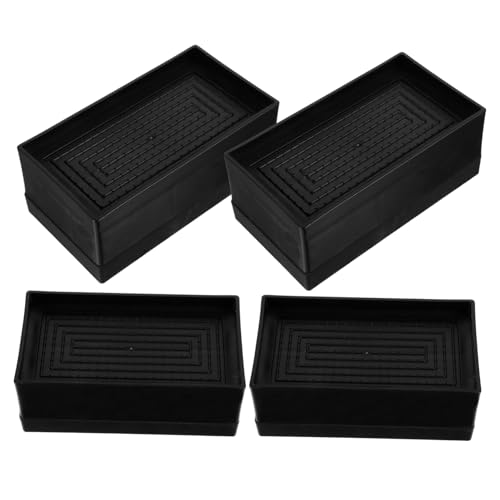 TOBBOMEY 4 Stück Tpu Möbeluntersetzer Erhöhung Rutschfest Möbel Risers für Sofa Tisch Stuhl Bett Cabinet Bodenschoner für Teppich Schwere Möbel von TOBBOMEY