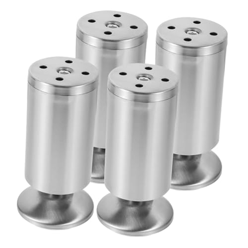 TOBBOMEY 4 Stück Verstellbare Edelstahl Möbelfüße Robuste Möbelbeine Höhenverstellbare Metallbeine für Schrank Sofa Couch Einfache Montage Stabile Unterstützung Modernes Design TOBBOMEY 4 Stück Verstellbare Edelstahl Möbelfüße Robuste Möbelbeine Höhenverstellbare Metallbeine für Schrank Sofa Couch Einfache Montage Stabile Unterstützung Modernes Design von TOBBOMEY
