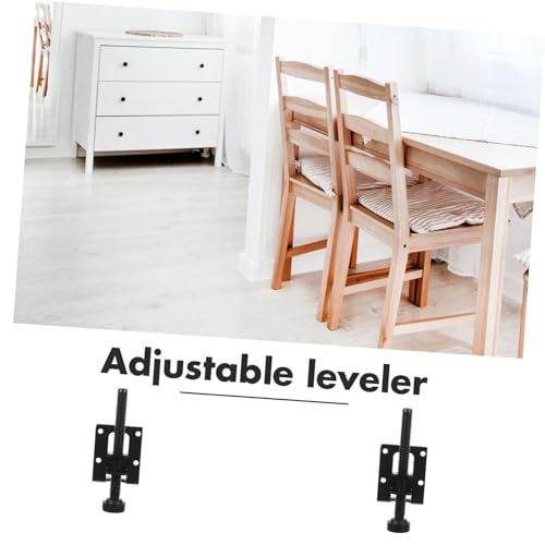 TOBBOMEY 4 Stück Verstellbare Möbelfüße Schwerlast Nivellierfüße Schraubbar Rutsch Möbelbein Höhejustierung für Schränke Tische und Kleiderschränke TOBBOMEY 4 Stück Verstellbare Möbelfüße Schwerlast Nivellierfüße Schraubbar Rutsch Möbelbein Höhejustierung für Schränke Tische und Kleiderschränke von TOBBOMEY