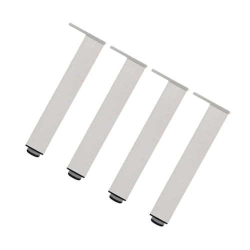 TOBBOMEY 4 Stück Verstellbare Möbelfüße aus Aluminiumlegierung Stabile und Langlebige Ersatz tischbeine für Sofa Schrank Couchtisch und Badmöbel Belastbar und Kratzschützend von TOBBOMEY