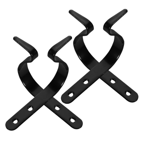 TOBBOMEY 4 Stück Wandhaken aus Robustem Metall Teiliges Vielseitig Einsetzbar zum Aufhängen von Pflanzen Werkzeugen Laternen und Vogelhäuschen für Innen und Außenbereiche Platzsparende von TOBBOMEY
