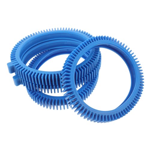 TOBBOMEY 4 Teiliges Reiniger Reifen Set Poolroboter Ersatzreifen Poolreinigung Ersatz Poolräder Reifenriemen Für Pool Staubsauger Reifen Pool Kehrreifen Ersatzteile PVC Blau TOBBOMEY 4 Teiliges Reiniger Reifen Set Poolroboter Ersatzreifen Poolreinigung Ersatz Poolräder Reifenriemen Für Pool Staubsauger Reifen Pool Kehrreifen Ersatzteile PVC Blau von TOBBOMEY