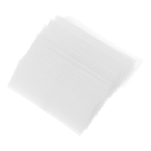 TOBBOMEY 400 Blatt Schrumpffolie Transparent Hitzeversiegelnd aus Kunststoff Auslaufsicher Schnelles Schrumpfen Verbesserte Produktverpackung für Honig Marmeladen und Weinflaschen von TOBBOMEY