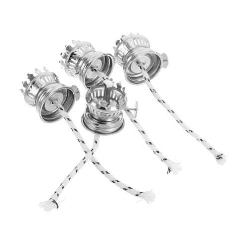 TOBBOMEY 4stücke Docht Für Öllampen Aus Baumwolle Mit Reduzierkragen Ersatzbrenner Für Petroleumlampen Dochte Für Laternen Öllampen-zubehör Für Camping Und Dekor TOBBOMEY 4stücke Docht Für Öllampen Aus Baumwolle Mit Reduzierkragen Ersatzbrenner Für Petroleumlampen Dochte Für Laternen Öllampen-zubehör Für Camping Und Dekor von TOBBOMEY