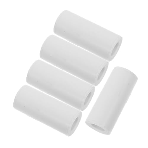 TOBBOMEY 5 Rollen Thermopapier Selbstklebende Etiketten für Mini Drucker Kompatibel mit Meisten Mini Thermodruckern Flexibel Zuschneidbar für Notizen und Aufkleber von TOBBOMEY