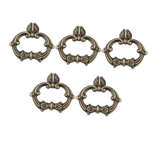 TOBBOMEY 5 Sätze Vintage Möbelgriffe Retro Schubladenknöpfe aus Robustem für Schrank Kommode und Kleiderschrank Korrosionsbeständig Antik Design für Wohn und Küchenmöbel TOBBOMEY 5 Sätze Vintage Möbelgriffe Retro Schubladenknöpfe aus Robustem für Schrank Kommode und Kleiderschrank Korrosionsbeständig Antik Design für Wohn und Küchenmöbel von TOBBOMEY