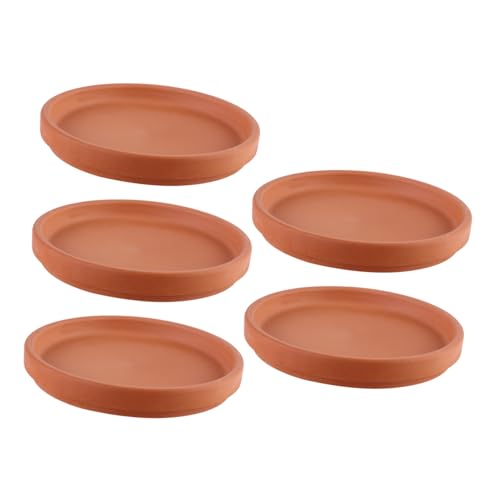 TOBBOMEY 5 Stück Keramik Untersetzer für Blumentöpfe Teiliges Langlebige Pflanzenschale mit Ablauf Vielseitig als Pflanztopfhalter und Organizer für Innen und Außen TOBBOMEY 5 Stück Keramik Untersetzer für Blumentöpfe Teiliges Langlebige Pflanzenschale mit Ablauf Vielseitig als Pflanztopfhalter und Organizer für Innen und Außen von TOBBOMEY