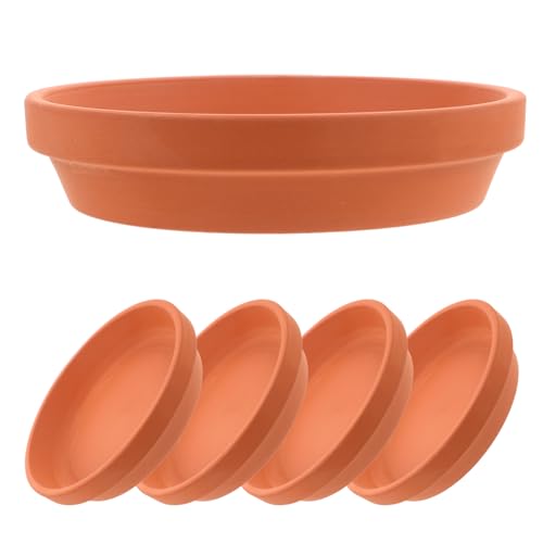 TOBBOMEY 5 Stück Runde Blumentopf Tropfschalen mit Abflussloch und Langlebig für und Außenpflanzen TOBBOMEY 5 Stück Runde Blumentopf Tropfschalen mit Abflussloch und Langlebig für und Außenpflanzen von TOBBOMEY