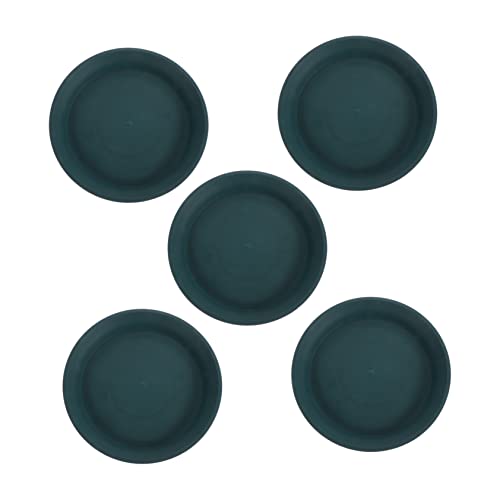 TOBBOMEY 5 Stück Teiliges Blumentopf Untersetzer Runde Pflanzenuntersetzer für und Außenbereich wasserdichte Basisplatten für Pflanzentöpfe Langlebige Blumenschalen Dickem Material von TOBBOMEY