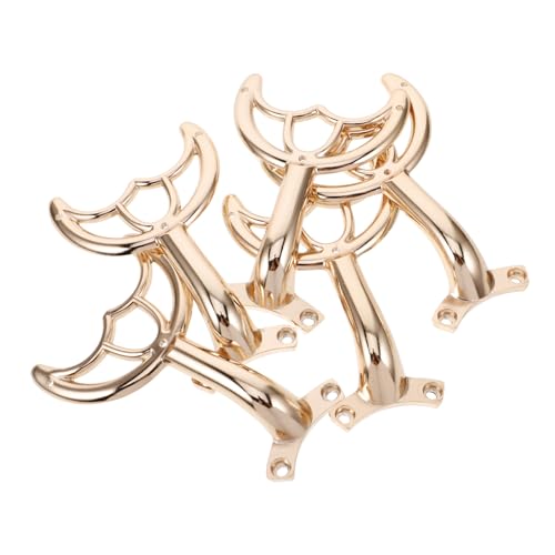 TOBBOMEY 5 Stück Teiliges Deckenventilator Ersatzarm aus Goldenem Metall Stabile Halterung für Ventilatorblätter Sichere Befestigung und Verbesserte Leistung bei Deckenventilator Reparatur von TOBBOMEY