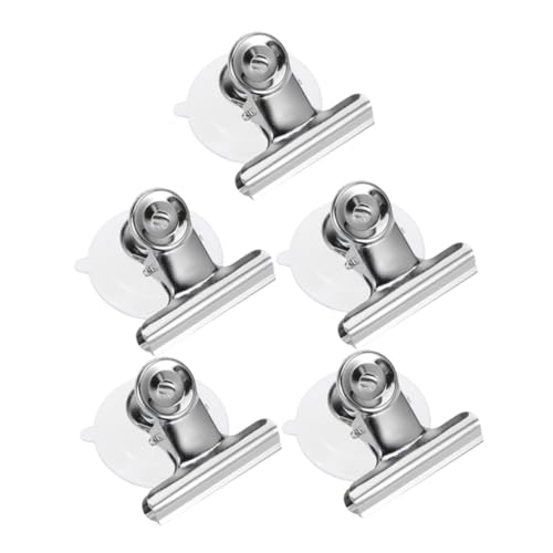 TOBBOMEY 5 Stück Teiliges Edelstahl Saugnapf klammern Starke Vakuum halterung Einfache Montage ohne Bohren Multifunktional für Küche Bad Fenster und Haushalt Wiederverwendbar Robust und TOBBOMEY 5 Stück Teiliges Edelstahl Saugnapf klammern Starke Vakuum halterung Einfache Montage ohne Bohren Multifunktional für Küche Bad Fenster und Haushalt Wiederverwendbar Robust und von TOBBOMEY