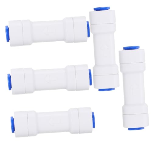 TOBBOMEY 5 Stück Teiliges Kunststoff Rückschlagventil Schnellanschluss für Umkehrosmose Wasserfilter Zuverlässige Wasserfilter Zubehörteile für Haushalts und Gewerbeanwendungen TOBBOMEY 5 Stück Teiliges Kunststoff Rückschlagventil Schnellanschluss für Umkehrosmose Wasserfilter Zuverlässige Wasserfilter Zubehörteile für Haushalts und Gewerbeanwendungen von TOBBOMEY