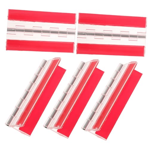 TOBBOMEY 5 Stück Teiliges Selbstklebendes Acrylscharnier Transparente Klebescharniere mit Edelstahlachse Stabile Scharniere für Aquariendeckel Klapp Möbelscharniere Einfache Montage ohne TOBBOMEY 5 Stück Teiliges Selbstklebendes Acrylscharnier Transparente Klebescharniere mit Edelstahlachse Stabile Scharniere für Aquariendeckel Klapp Möbelscharniere Einfache Montage ohne von TOBBOMEY
