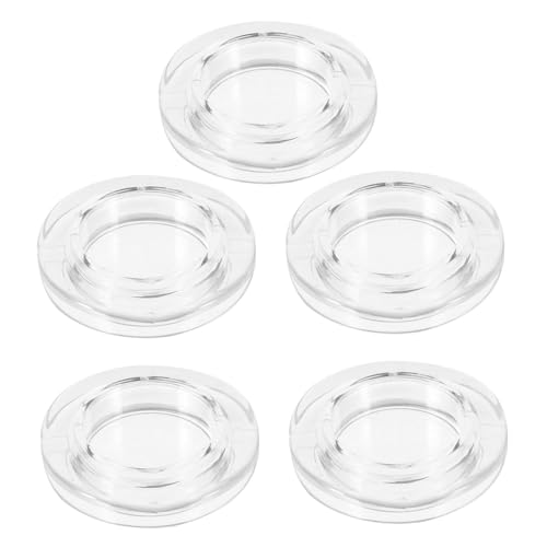 TOBBOMEY 5 Stück Teiliges Terrassenschirm Lochring Transparent Stabiler Outdoor Tisch Schirmloch Stopper Wasserdichter Sonnenschirm Schutzring für Garten Terrasse Poolbereich von TOBBOMEY