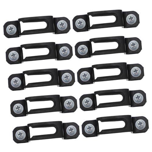 TOBBOMEY 50 Sätze Teiliges Unsichtbare Schrankverbinder Schraubenverbinder aus Gehärtetem Mangansstahl Versteckte Möbelverbinder für Schränke und Kleiderschränke Korrosionsbeständig von TOBBOMEY