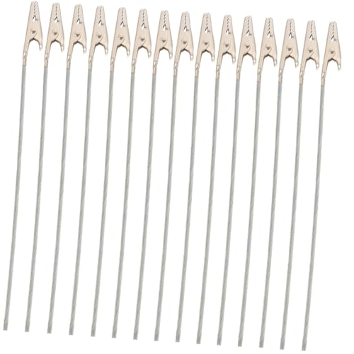 TOBBOMEY 50 Stück Krokodilklemmen mit Metalldraht Lange Fotohalter Clips Vielseitige Memo Bildhalter für DIY Dekoration Stabile Metall Krokodilklemmen für Fotos Karten und Notizen TOBBOMEY 50 Stück Krokodilklemmen mit Metalldraht Lange Fotohalter Clips Vielseitige Memo Bildhalter für DIY Dekoration Stabile Metall Krokodilklemmen für Fotos Karten und Notizen von TOBBOMEY