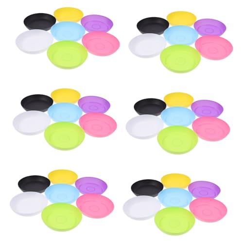 TOBBOMEY 50 Stück Runde Pflanzentopf untersetzer aus Langlebigem Kunststoff Wasserfester Bonsai Blumentopf Abtropfteller für Garten und Indoor Farblich Gemischt Robust und Widerstandsfähig TOBBOMEY 50 Stück Runde Pflanzentopf untersetzer aus Langlebigem Kunststoff Wasserfester Bonsai Blumentopf Abtropfteller für Garten und Indoor Farblich Gemischt Robust und Widerstandsfähig von TOBBOMEY