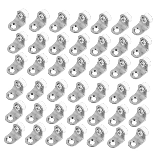 TOBBOMEY 50 Stück Teiliges Metall Eckwinkel mit Abnehmbaren Saugnäpfen und Schrauben Multifunktionale Regalbodenträger für Küchen Bad und Wohnzimmerregale Schränke Bücherregale Vielseitige TOBBOMEY 50 Stück Teiliges Metall Eckwinkel mit Abnehmbaren Saugnäpfen und Schrauben Multifunktionale Regalbodenträger für Küchen Bad und Wohnzimmerregale Schränke Bücherregale Vielseitige von TOBBOMEY
