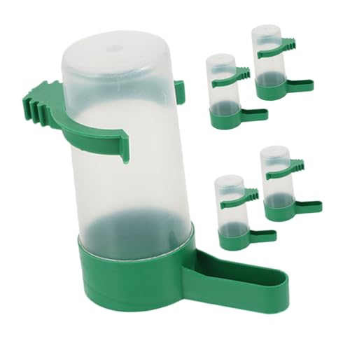 TOBBOMEY 5stücke Automatischer Vogelwasserspender Für Sittiche Und Papageien Praktischer Wassernapf Für Vogelkäfige Einfach Zu Bedienen Reinigen Langlebig Und Sicher Für Haustiere von TOBBOMEY