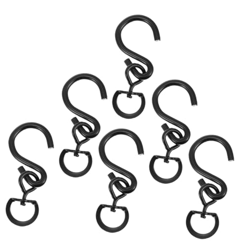 TOBBOMEY 6 Stück Drehbare Blumenampel Haken aus Robustem Material Stabile Aufhänger für Blumentöpfe und Gartendekorationen Platzsparend für Innen und Außenbereich Vielseitig Einsetzbar TOBBOMEY 6 Stück Drehbare Blumenampel Haken aus Robustem Material Stabile Aufhänger für Blumentöpfe und Gartendekorationen Platzsparend für Innen und Außenbereich Vielseitig Einsetzbar von TOBBOMEY