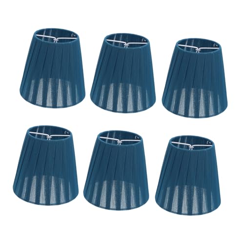 TOBBOMEY 6 Stück Nordische Stoff-lampenschirme Blau Elegante Dekorative Lampenabdeckung Clip-design Für Tischlampen Deckenleuchten Und Wandlampen Langlebig Und Stilvoll TOBBOMEY 6 Stück Nordische Stoff-lampenschirme Blau Elegante Dekorative Lampenabdeckung Clip-design Für Tischlampen Deckenleuchten Und Wandlampen Langlebig Und Stilvoll von TOBBOMEY