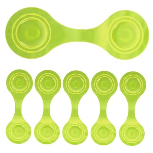 TOBBOMEY 6 Stück Reflektierende Magnetclips Gelb Warnclips für Schultasche Kleidung Hundegeschirr Sichtbarkeit Nacht Sicherheitsreflektoren Vielseitig Tragbar PVC Material TOBBOMEY 6 Stück Reflektierende Magnetclips Gelb Warnclips für Schultasche Kleidung Hundegeschirr Sichtbarkeit Nacht Sicherheitsreflektoren Vielseitig Tragbar PVC Material von TOBBOMEY