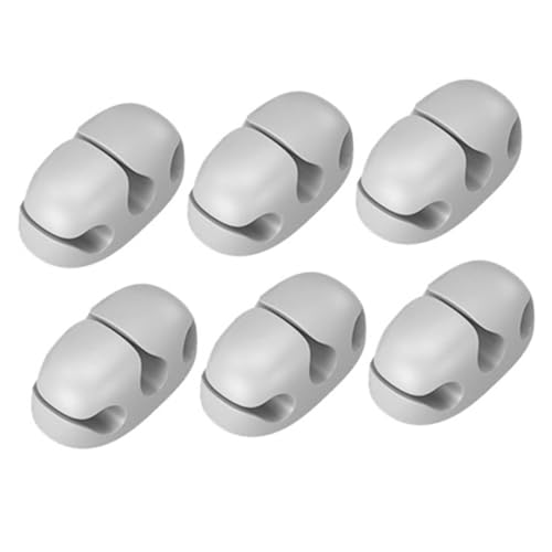 TOBBOMEY 6 Stück Silikon Kabelhalter Selbstklebend Flexibler Kabelmanager Fach Steckplätzen für USB Ladekabel Netzkabel und Kabelmanagement Am Schreibtisch TOBBOMEY 6 Stück Silikon Kabelhalter Selbstklebend Flexibler Kabelmanager Fach Steckplätzen für USB Ladekabel Netzkabel und Kabelmanagement Am Schreibtisch von TOBBOMEY