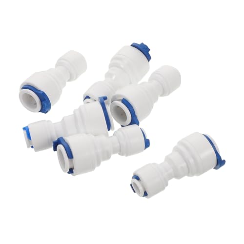 TOBBOMEY 6 Stück Teiliges Schnellanschluss Wasserrohr Verbinder bis Kunststoff Schlauchadapter Push to connect Gerade Steckverbinder für Wasserfilter und Rohrsysteme TOBBOMEY 6 Stück Teiliges Schnellanschluss Wasserrohr Verbinder bis Kunststoff Schlauchadapter Push to connect Gerade Steckverbinder für Wasserfilter und Rohrsysteme von TOBBOMEY