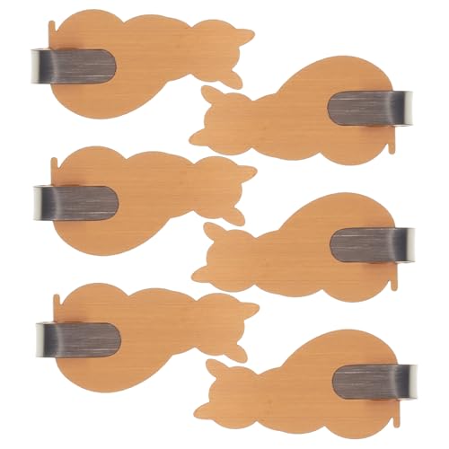 TOBBOMEY 6 Stück Teiliges Selbstklebende Katzenhaken aus langlebigem Metall Robust und Verschleißfest Multifunktionale Wandhaken für Kleidung Handtücher und Küchenutensilien Einfache TOBBOMEY 6 Stück Teiliges Selbstklebende Katzenhaken aus langlebigem Metall Robust und Verschleißfest Multifunktionale Wandhaken für Kleidung Handtücher und Küchenutensilien Einfache von TOBBOMEY